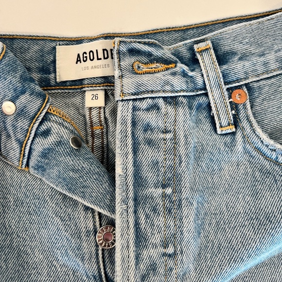 Agolde Parker denim shorts - Picture 2 of 5